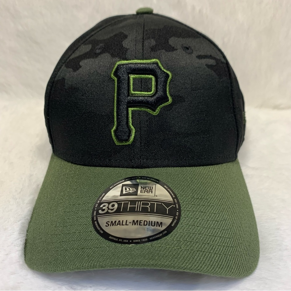 Pittsburgh Pirates MLB New Era Team Classic ALT3 39THIRTY Flex Hat Cap Camo S/M